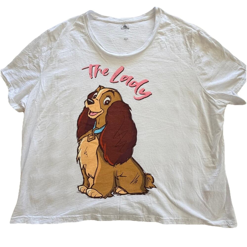 Disney Lady and the Tramp 'The Lady' White Shirt 2XL Womens